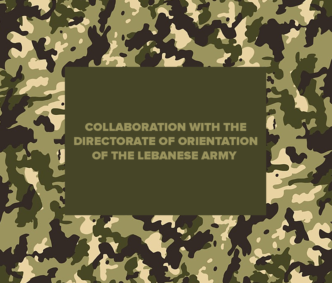 CDLL collaborates with the Directorate of Orientation of the Lebanese Army through the Soldier Program